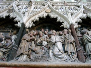 아미앵의 성 피르미노의 유해를 발견한 성 살비오_photo by Mfspecht_in the Cathedral of Our Lady in Amiens_France.jpg